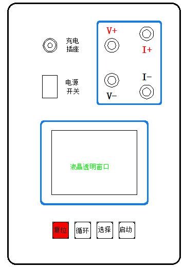 直流电阻测试仪厂家面板结构 