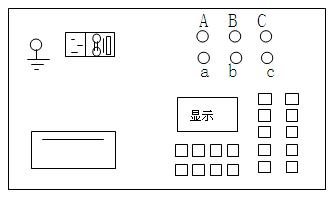 变压器全自动变比组别测试仪厂家面板图