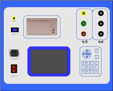 变压器短路阻抗测试仪厂家面板背板