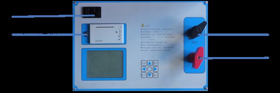 直流断路器安秒特性测试仪厂家面板介绍