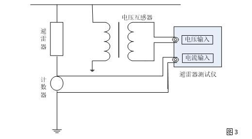 氧化锌避雷器测试仪在线接线图