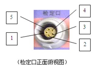 三相电能表现场校验仪脉冲信号接线俯视图