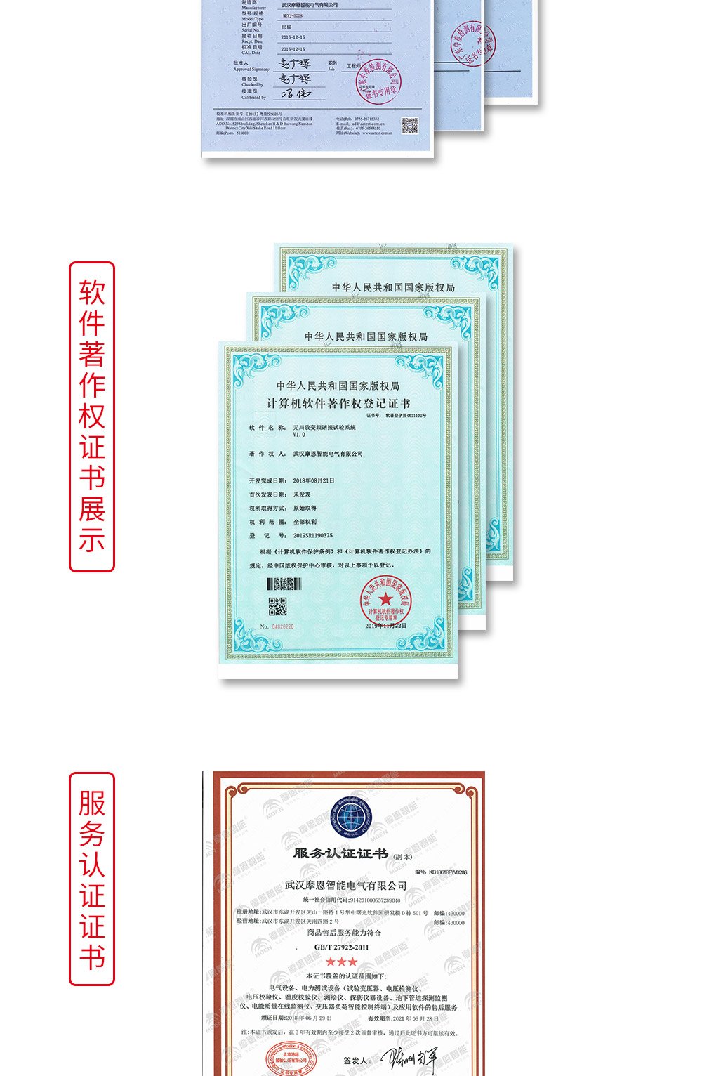 三相钳形相位伏安表软件证书