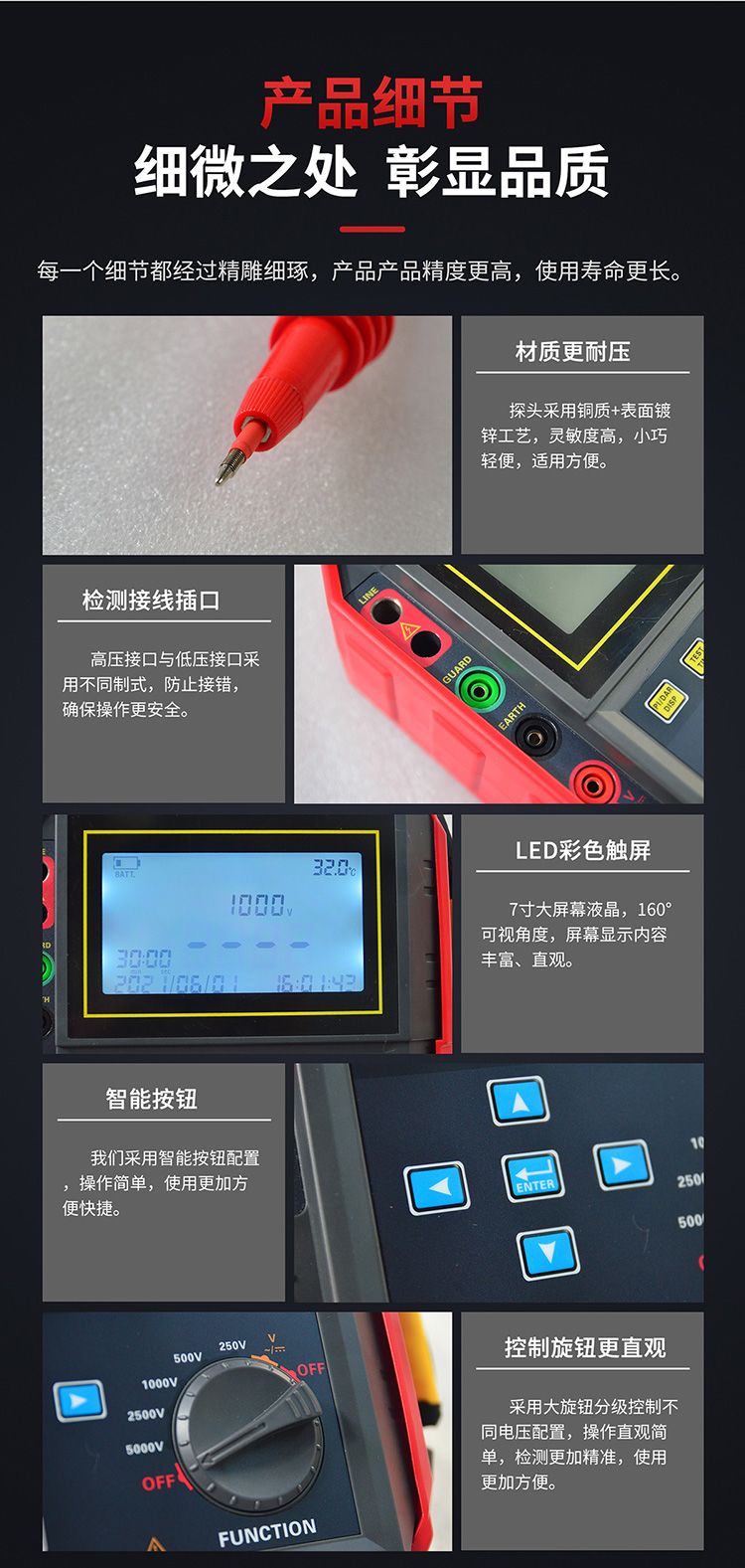 绝缘电阻测试仪产品细节